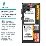 Cool Barcode Label Glass Case For Samsung Galaxy M32