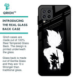 Monochrome Goku Glass Case for Samsung Galaxy M32