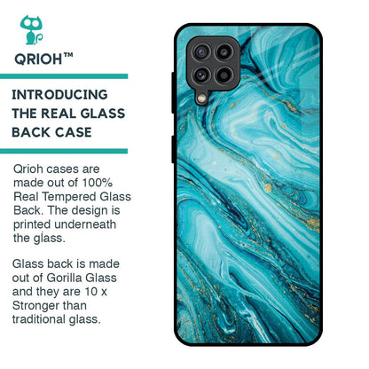 Ocean Marble Glass Case for Samsung Galaxy M32