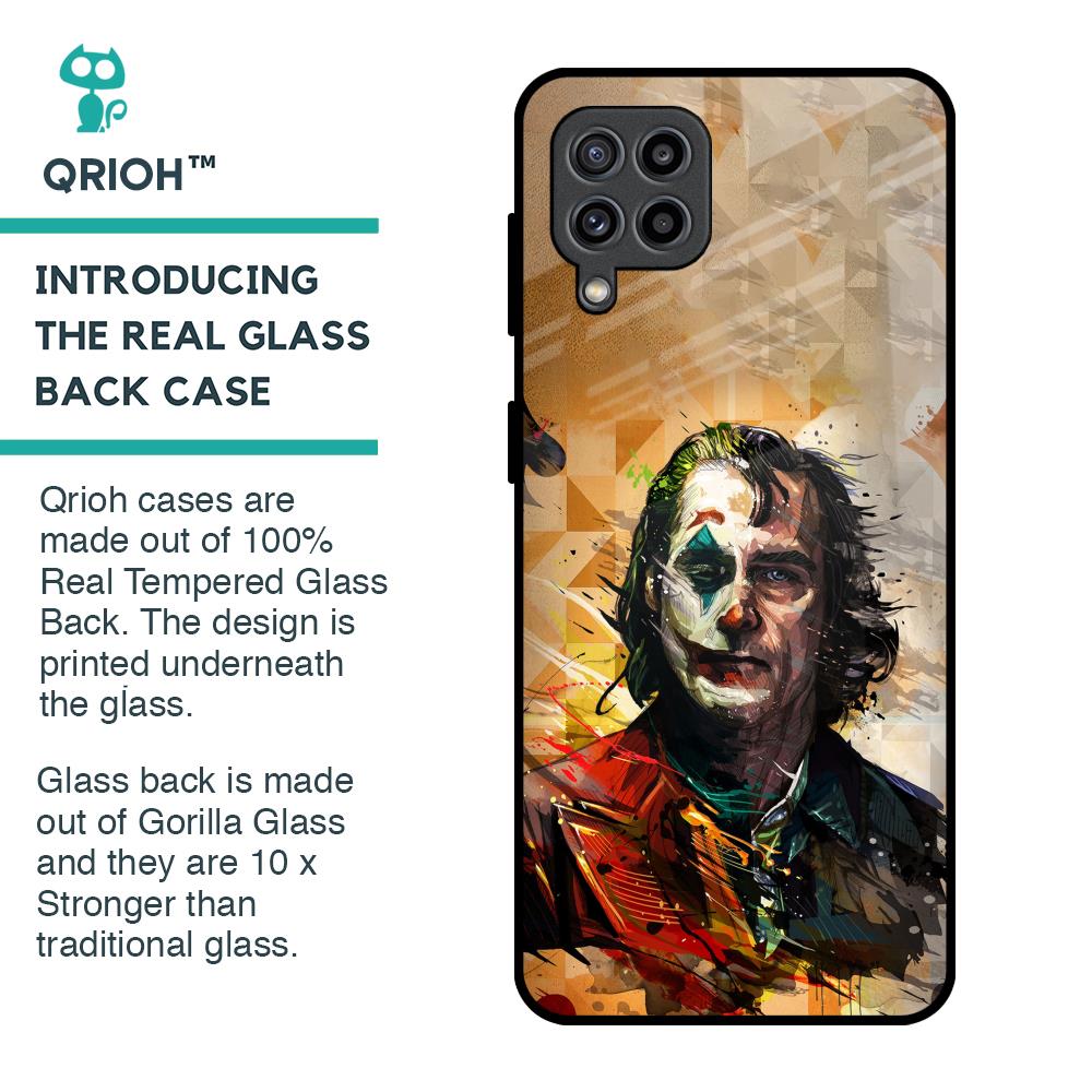 Psycho Villain Glass Case for Samsung Galaxy M32