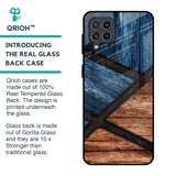 Wooden Tiles Glass Case for Samsung Galaxy M32