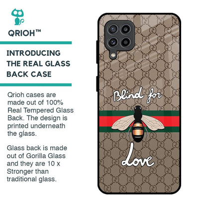 Blind For Love Glass Case for Samsung Galaxy M32