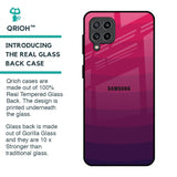 Wavy Pink Pattern Glass Case for Samsung Galaxy M32