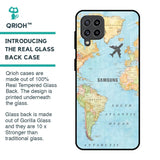 Fly Around The World Glass Case for Samsung Galaxy M32