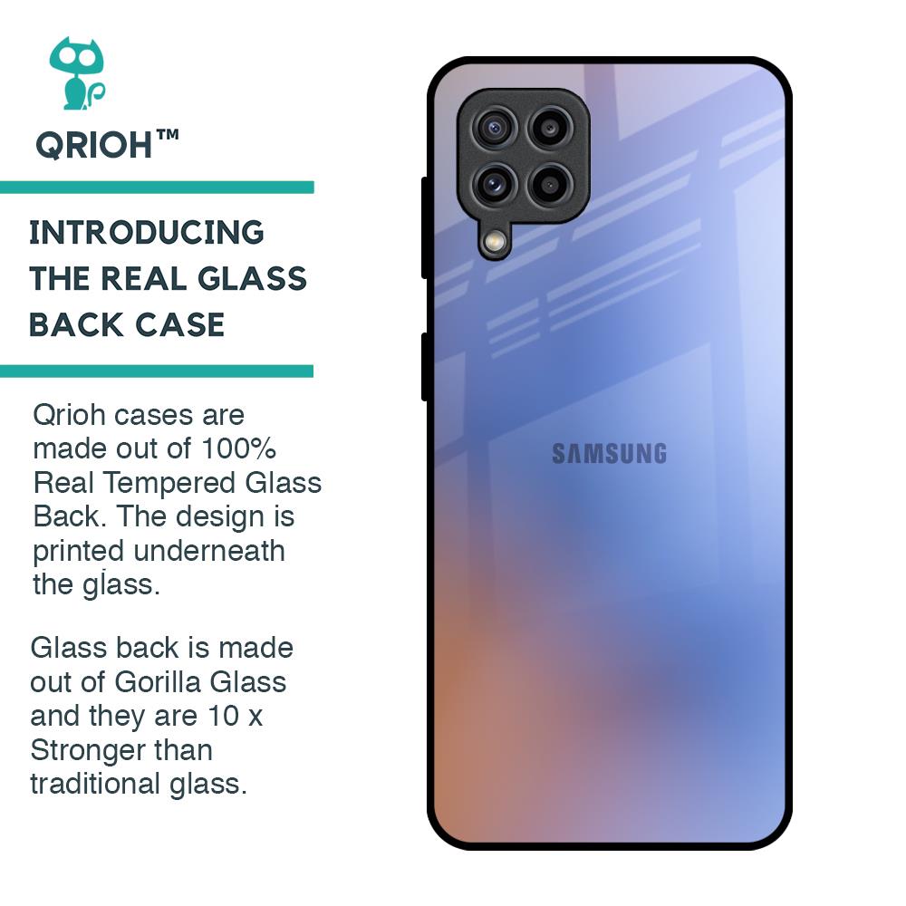 Blue Aura Glass Case for Samsung Galaxy M32
