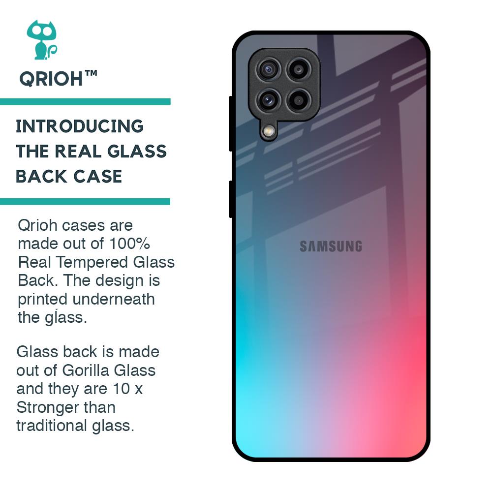 Rainbow Laser Glass Case for Samsung Galaxy M32