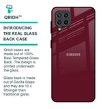 Classic Burgundy Glass Case for Samsung Galaxy M32