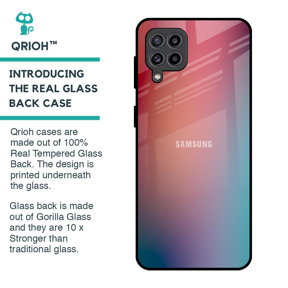 Dusty Multi Gradient Glass Case for Samsung Galaxy M32