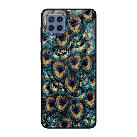 Peacock Feathers Samsung Galaxy M32 Glass Cases & Covers Online