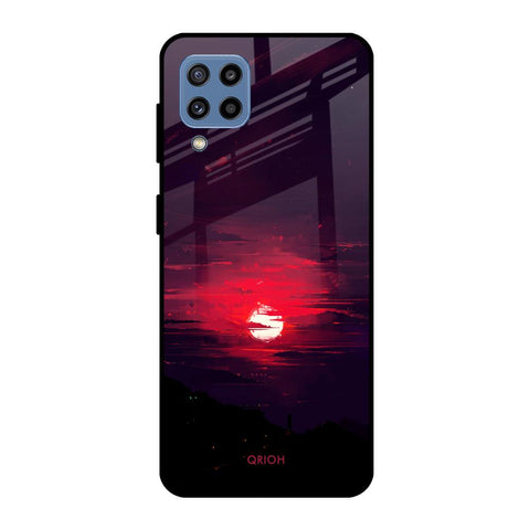Morning Red Sky Samsung Galaxy M32 Glass Cases & Covers Online