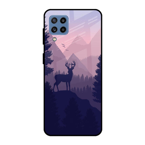 Deer In Night Samsung Galaxy M32 Glass Cases & Covers Online