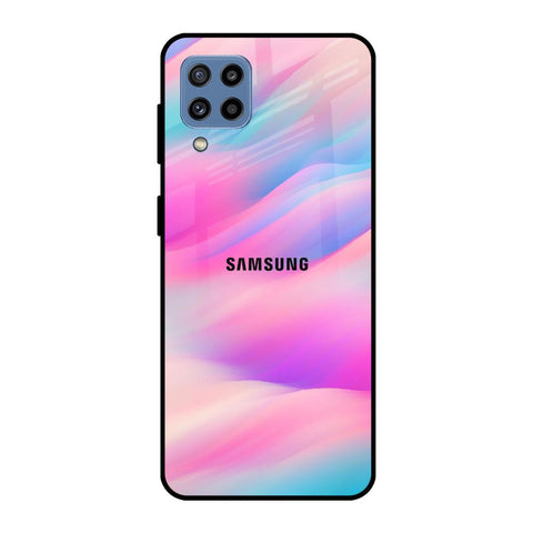 Colorful Waves Samsung Galaxy M32 Glass Cases & Covers Online