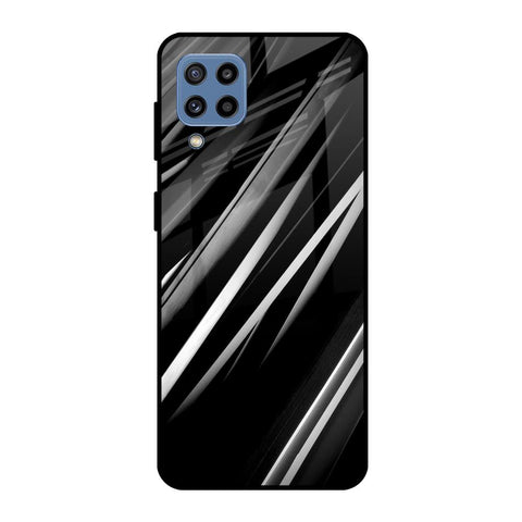 Black & Grey Gradient Samsung Galaxy M32 Glass Cases & Covers Online