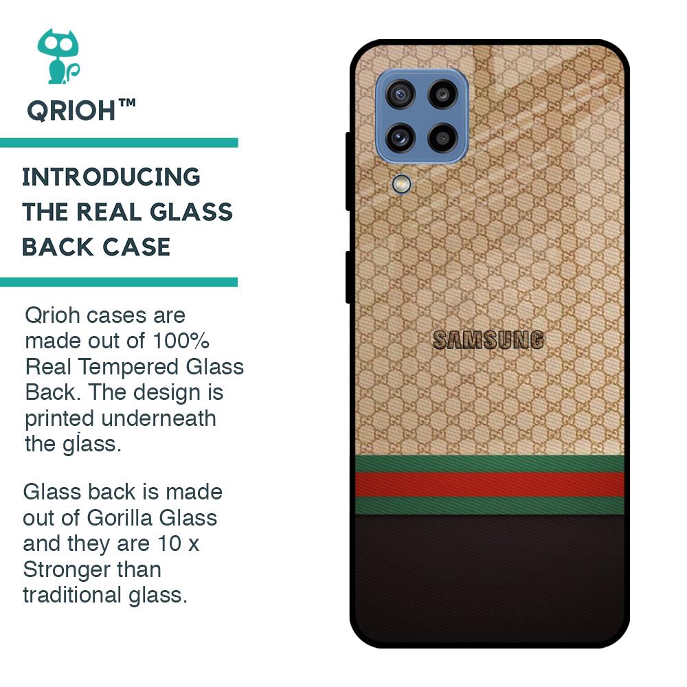 High End Fashion Glass case for Samsung Galaxy M32