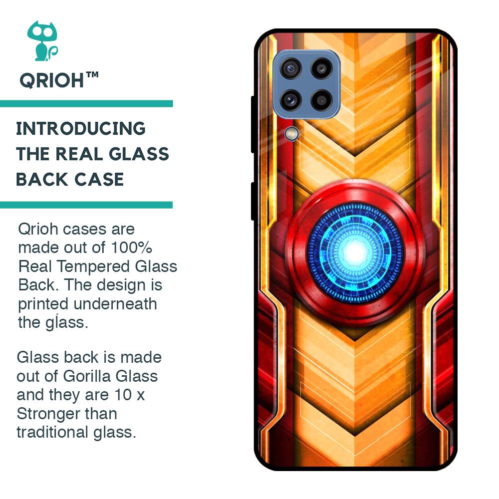 Arc Reactor Glass Case for Samsung Galaxy M32