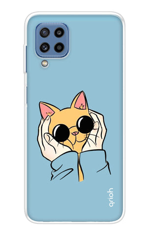 Attitude Cat Samsung Galaxy M32 Back Cover