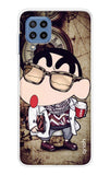 Nerdy Shinchan Samsung Galaxy M32 Back Cover