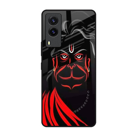 Lord Hanuman Vivo V21e Glass Back Cover Online