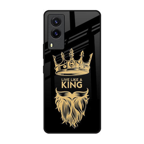 King Life Vivo V21e Glass Back Cover Online