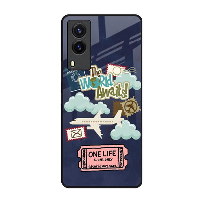 Tour The World Vivo V21e Glass Back Cover Online