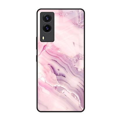 Diamond Pink Gradient Vivo V21e Glass Back Cover Online