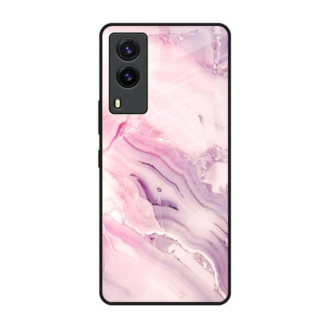 Diamond Pink Gradient Vivo V21e Glass Back Cover Online