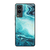 Sea Water Vivo V21e Glass Back Cover Online