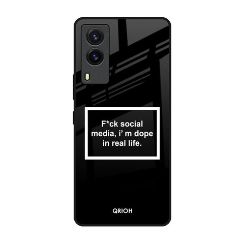 Dope In Life Vivo V21e Glass Back Cover Online