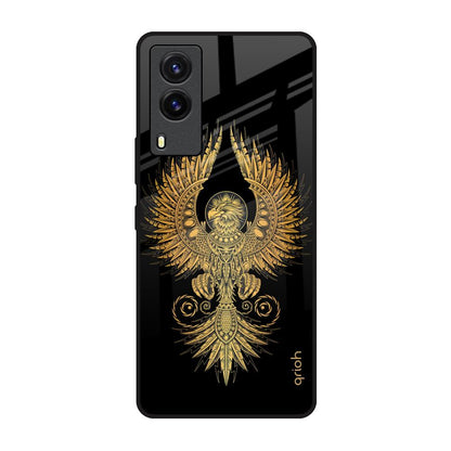 Mythical Phoenix Art Vivo V21e Glass Back Cover Online