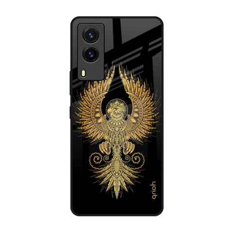Mythical Phoenix Art Vivo V21e Glass Back Cover Online