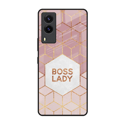 Boss Lady Vivo V21e Glass Back Cover Online