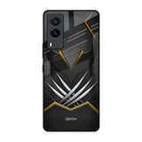 Black Warrior Vivo V21e Glass Back Cover Online