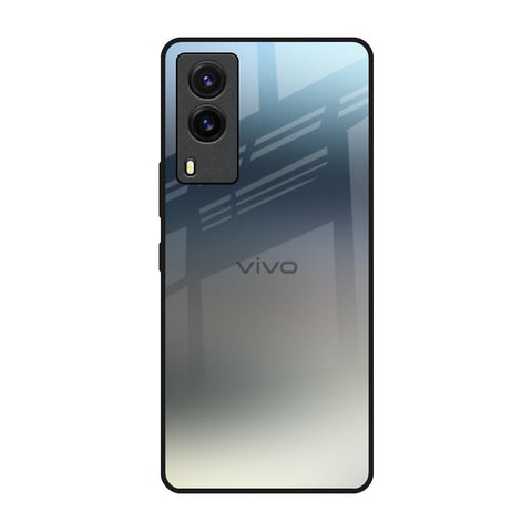 Tricolor Ombre Vivo V21e Glass Back Cover Online