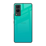 Cuba Blue Vivo V21e Glass Back Cover Online