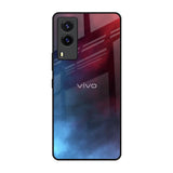 Smokey Watercolor Vivo V21e Glass Back Cover Online