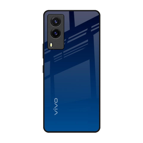 Very Blue Vivo V21e Glass Back Cover Online