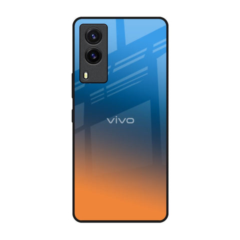 Sunset Of Ocean Vivo V21e Glass Back Cover Online
