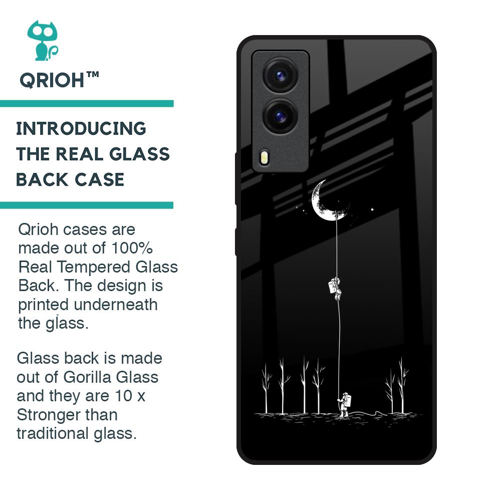 Catch the Moon Glass Case for Vivo V21e