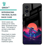 Retro Astronaut Glass Case for Vivo V21e