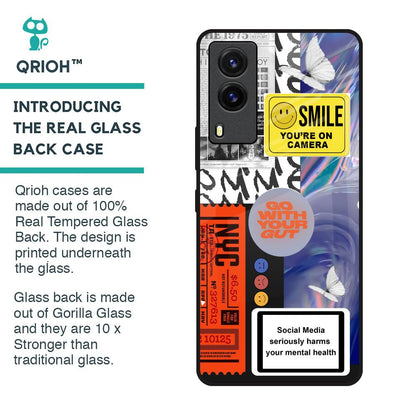 Smile for Camera Glass Case for Vivo V21e