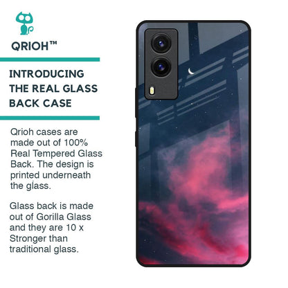 Moon Night Glass Case For Vivo V21e