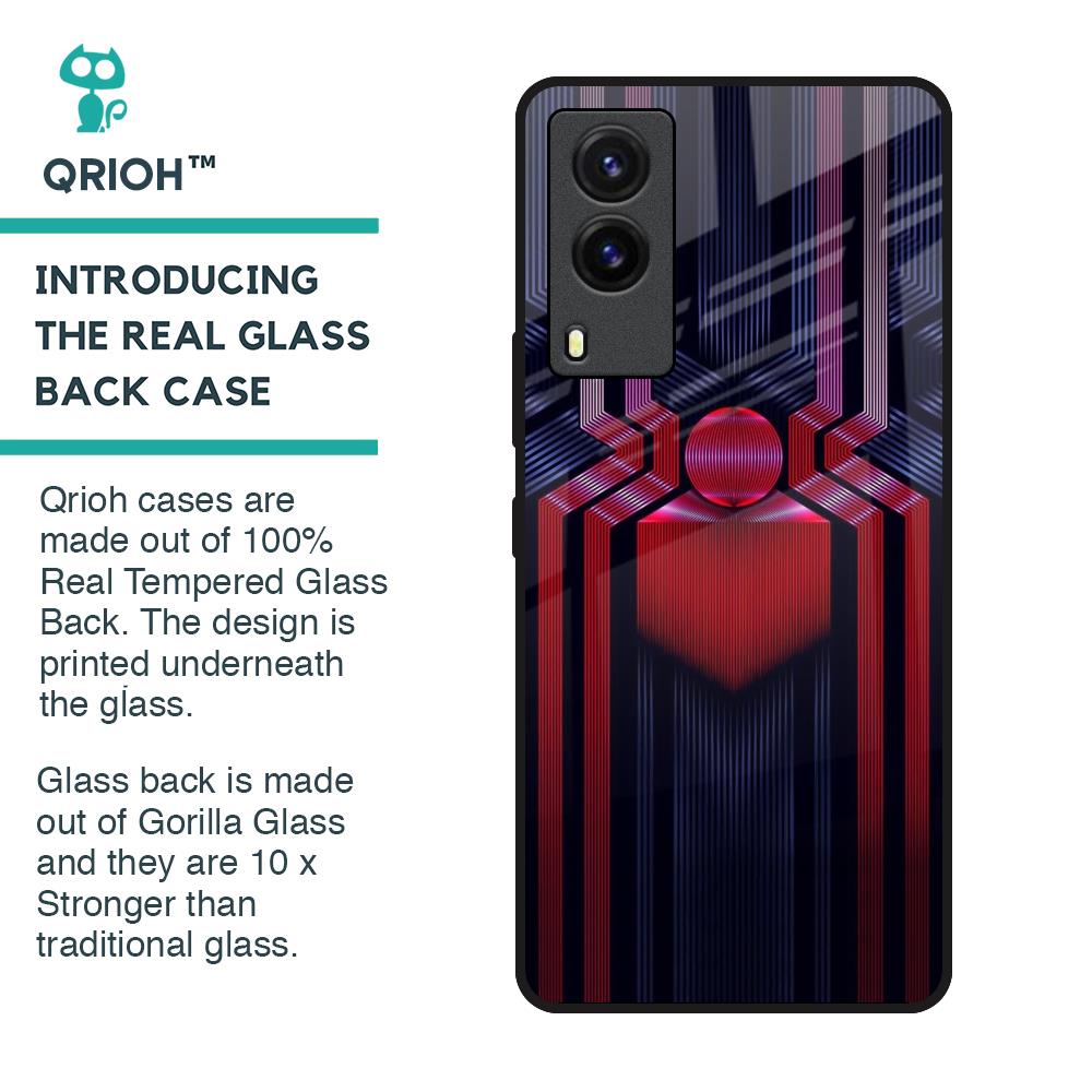Super Art Logo Glass Case For Vivo V21e