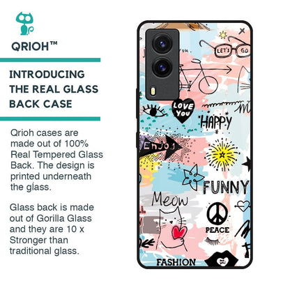 Just For You Glass Case For Vivo V21e