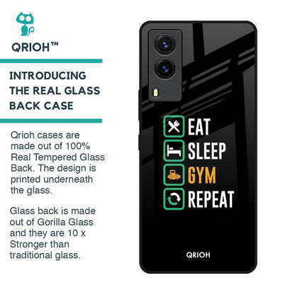 Daily Routine Glass Case for Vivo V21e