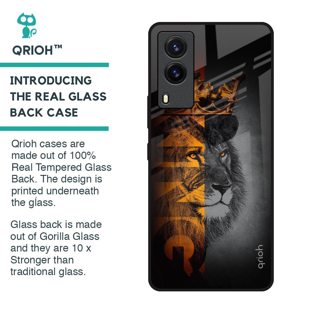 King Of Forest Glass Case for Vivo V21e