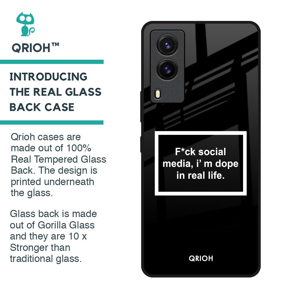 Dope In Life Glass Case for Vivo V21e