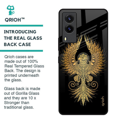 Mythical Phoenix Art Glass Case for Vivo V21e