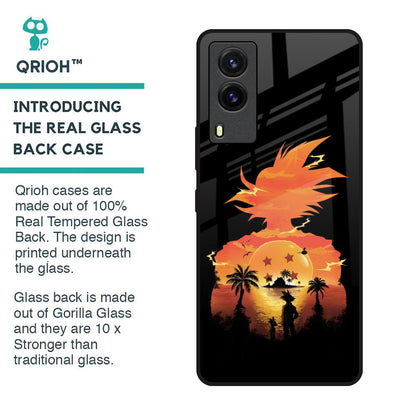Japanese Paradise Glass Case for Vivo V21e