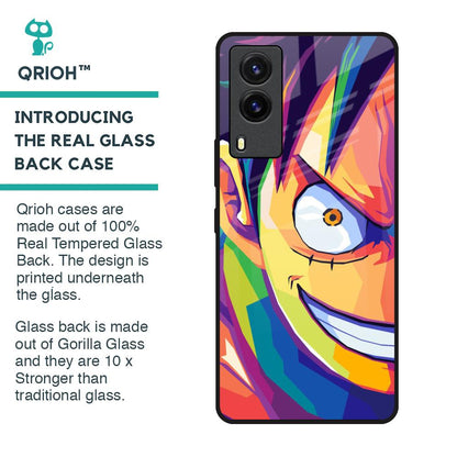 Monkey Wpap Pop Art Glass Case for Vivo V21e