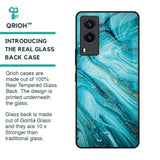 Ocean Marble Glass Case for Vivo V21e